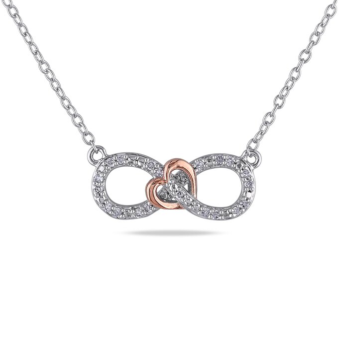 Like La Belle Epoque Jewelry Sparkling 110 Ct Small Diamond Necklace